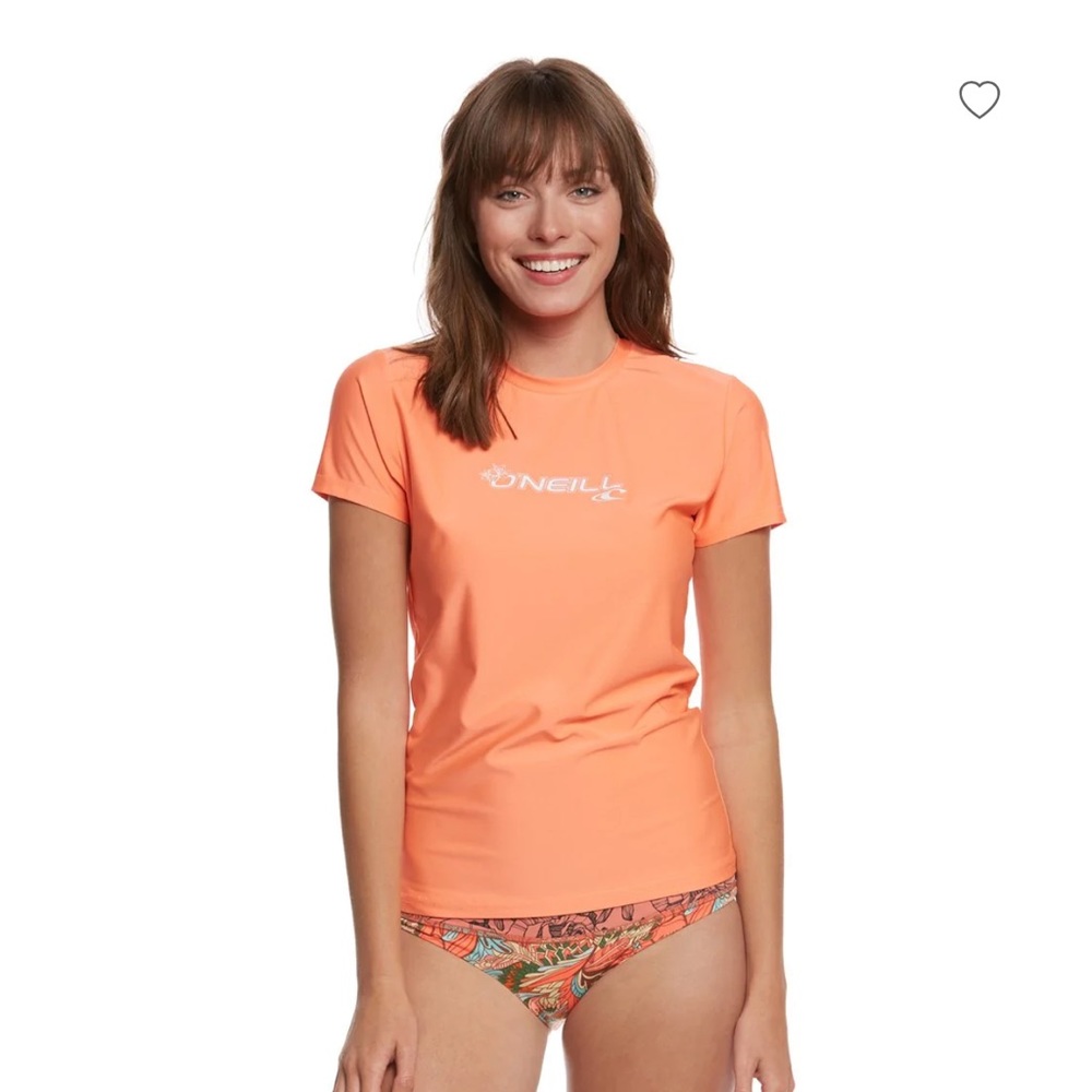 O’Neill short sleeve light grapefruit sun shirt size Small